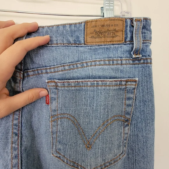 Levi's 515 Bootcut Mid-rise Stretch 12P Jean Y2K denim - Picture 9 of 9